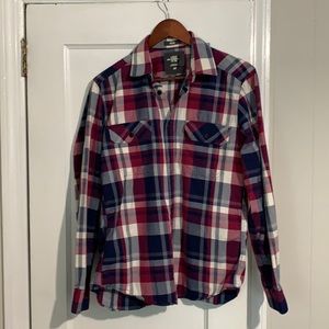 H&M fitted L.O.G.G button up Purple